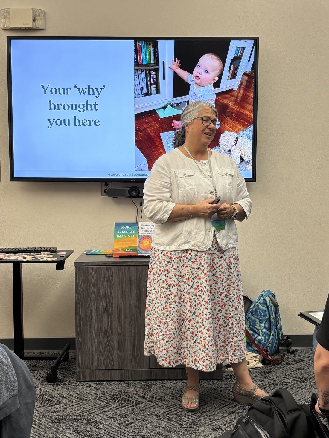 Ellen M. Drolette leading a workshop